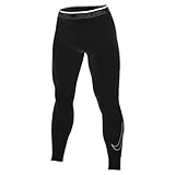 Nike Herren Np Df Leggings, Black/White, L