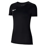 Nike Damen W Nk Df Park Vii Jsy T-Shirt, Black/White, L EU
