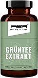 Grüner Tee Kapseln - 1998 mg Grüntee Extrakt pro Tagesdosis - 60 Tage Vorrat (180 Kapseln) - Glasdose - frei von Zusätzen -...