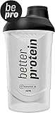 betterprotein Protein Shaker für klumpenfreie und cremige Shakes mit Sieb | auslaufsicher | BPA frei | simple Reinigung |...