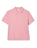 Activewear Herren Poloshirt Casual Solid, Rosa (Old Rose), Large