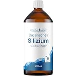 Organisches Silizium flüssig - 1000 ml - Besonders hohe Bioverfügbarkeit - Mit Monomethylsilantriol - 9 mg Silizium organisch...