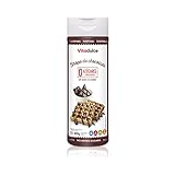 Schokoladensirup ohne Zuckerzusatz, Schokoladentopping, kalorienarmer Sirup 400 gr – Vitadulce.