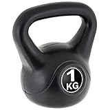 MAXXIVA® Kettlebell - 1-24 kg Gewichte - Kugelhantel Schwunghantel schwarz aus Beton mit Kunstoffummantelung - Training Zuhause...