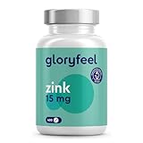 Zink - 400 Tabletten (13 Monate) - 15mg Zink-Gluconat pro Tag - Optimale Dosierung - Hoch bioverfügbares, elementares Zink - 100%...