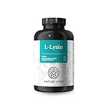 NATURE LOVE® L-Lysin - 365 vegane Kapseln - 1000mg L-Lysin HCL pro Tagesdosis - Lysin aus pflanzlicher Fermentation - 6 Monate...