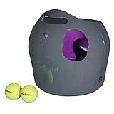 PetSafe Automatischer Ballwerfer für Hunde, Wurfweite zwischen 2,5-9 Meter, Regenresistent mit Bewegungssensoren, Grau/Lila, 1...