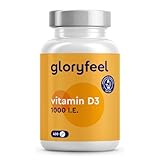 Vitamin D Sonnenvitamin - 400 Tabletten (13 Monate) - Laborgeprüfte 1000 IE Vitamin D3 pro Tablette - Unterstützt Knochen,...