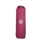 Bodhi SURYA BAG COTTON | Yogatasche groß für Schurwollmatten & Yogamatten | Tasche aus 100% Baumwolle im XL-Format | Sporttasche...