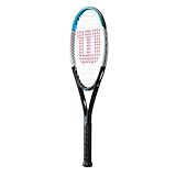 Wilson Tennisschläger Ultra Power 100, Fortgeschrittene Spieler, Carbon/Basaltfasern, Blau/Schwarz/Grau, WR055010U3