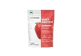 Whey Protein - Erdbeere 1 kg - Produziert in Deutschland aus regionaler Milch - BetterProtein® - Eiweißpulver zum Muskelaufbau...