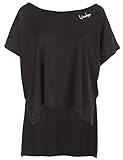 Winshape Damen Ultra leichtes Modal-Shirt MCT010, Dance Style, Fitness Freizeit Sport Yoga Workout T, Schwarz, MCT010-SCHWARZ-S