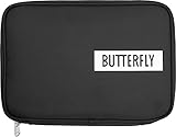 Butterfly Tischtennis Schlägerhülle Logo Case | Tischtennis-Hülle + Bruchschutz für bis zu 2 Schläger | rechteckiges Design,...