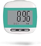 LEBEXY Schrittzähler Clip Einfache Pedometer Fitness Tracker Bedienung Testsieger Schritt/Distanz/Kalorien/Zähler Counter