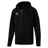 PUMA Herren LIGA Casual Hoody Jacket Jacke, Puma Black-Puma White, Gr. 56