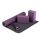Bodhi Yoga-Set Flow | Set bestehend aus: 1 Yogamatte aus TPE, 2 Yoga-Bricks aus Eva (Moosgummi) und 1 Yoga-Gurt aus Baumwolle |...