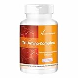 Aminosäuren Komplex - 90 vegane Tabletten – Tri-Amino Komplex L-Arginin, Ornithin, Lysin - ohne Magnesiumstearat |...