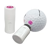 Asbri Golf Pink Happy Face Golfball-Stempel