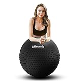 Mirumb Gymnastikball, Anti Burst Gymnastikball 75CM 65CM 55CM mit Pumpe Pilates Ball Sitzball für Yoga, Schwangerschaft, Büro,...