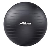 Trideer Dicker Gymnastikball, Pezziball, Anti-Burst Pilates Ball, 45-85 cm Sitzball Büro für Balance, Yoga als Fitness...