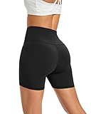 Promover Activewear-Shorts für Damen Kurze Leggings Blickdicht Radlerhose mit Taschen Hohe Taille Sporthose Trainieren...