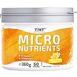 TNT Multivitamin Pulver mit 24 Vitaminen & Mineralien (360g) • Vitamin Komplex mit Grüntee Extrakt, Spirulina & Coenzym Q10 •...