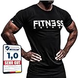 Fitness Method, Sport T-Shirt Herren, Slim-Fit Shirt bequem & hochwertig Männer, Rundhals & Tailliert, Training & Freizeit, Gym &...