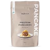 PROTEIN PANCAKE Apfel Zimt 700 g - 6x mehr Eiweiß als normale Pfannkuchen - zuckerarm und fettarm - Low-Carb Pancakes - schnell...