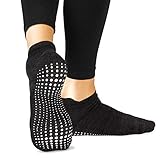 LA Active Stoppersocken Damen & Herren Socken - Rutschfeste Yoga Socken - ABS Barfuß Socken - Warme Antirutsch-Socken mit Noppen...