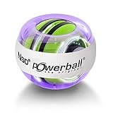 Powerball Autostart Multilight, gyroskopischer Handtrainer mit blau-rotem Lichteffekt inkl. Aufziehmechanik, transparent-violett,...