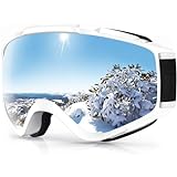 Findway Skibrille, Snowboard Brille für Brillenträger Herren Damen Erwachsene Jugendliche OTG UV-Schutz Kompatibler Helm Anti...