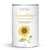 Sonnenblumen Lecithin Pulver zum Kochen & Backen - Sonnenblumenlecithin Pulver, Veganes Phosphatidylcholin Emulgator Feines...