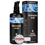 Hyaluron Serum hochdosiert 100ml - Hyaluronsäure Serum Gesicht - Vegan - Gesichtspflege Männer und Frauen - Anti Aging...