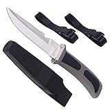 Linsen-outdoors Tauchermesser Tauchermesser Messer aus gehärtetem Edelstahl, ideales Tauchwerkzeug zum Speerfischen, Freitauchen...