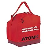 ATOMIC Boot & Helmet Bag in Rot - Wasserabweisende Tasche für Skischuhe & Helm - Extra Zubehör-Fach - Optimaler Schutz durch...