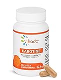 Vihado Beta Carotin Kapseln hochdosiert – pflanzliches Nahrungsergänzungsmittel mit Beta Carotin aus Karotten-Exktrakt –...