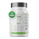 CYB | Vitamin B Komplex Hochdosiert - 180 Tabletten 6 Monate - Vitamin B12 Hochdosiert - Vegane - Alle 8 Essentiellen B-Vitamine -...