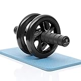 BODYMATE AB Roller Classic, Bauchtrainer zur Stärkung der Core-Muskulatur, Fitnessgerät für Zuhause, Bauchmuskeltrainer inkl....