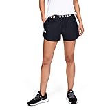 Under Armour Play Up Shorts 3.0, atmungsaktive Sporthose, komfortable Sportshorts mit loser Passform Damen, Schwarz (Black / Black...