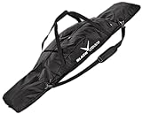 Black Crevice Snowboardtasche Powder I Snowboard-Tasche mit weiterer Außentasche I robuste Snowboard Bag mit gepolstertem...
