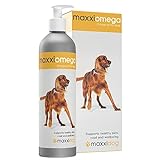 maxxipaws | maxxiomega | Fortschrittliches 3, 6 and 9 Omega-Öl für Hunde mit Vitamine und Biotin für Haut und glänzendes Fell...