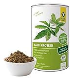 Raab Vitalfood Bio Hanf-Protein 500 g, rein pflanzlich, Protein-Pulver mit 49 % Protein, Hanf-Mehl, Eiweiß-Shake, vegan,...