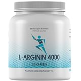 EXVital L-Arginin 4000 hochdosiert, 320 Kapseln in deutscher Premiumqualität, 2-3 Monatskur, semi-essentielle Aminosäuren....