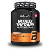 BioTechUSA Nitrox Therapy, Pre-Training-Getränkepulver zur Nahrungsergänzung mit Aminosäuren, Koffein, Vitaminen, 680 g,...
