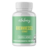 Vitabay Brennnessel 500 mg • 60 vegane Kapseln • Pflanzliche und natürliche Kraft • Vitalkraut • Schonend verarbeitet •...