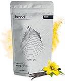 brandl® Protein-Pulver Vanille 5k ohne künstliche Süßstoffe | Whey-Protein plus pflanzliches Eiweiß-Pulver | Alle...