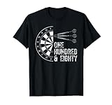 Dart T-Shirt - One Hundred And Eighty 180 Darts Dartpfeil