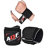 AQF Handgelenk Bandagen Fitness Neoprene 5mm Gel Gepolstert Weight Lifting Handgelenkbandage Unterstützt Gym Training...