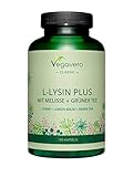L-LYSIN Kapseln Vegavero® | 1000 mg Tagesdosis | Mit Melisse & Grüntee | L-Lysin HCI aus Fermentation | Vegan & Ohne Zusätze |...