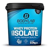 Whey Protein Isolate 2kg Pfirsich Joghurt Bodylab24, Eiweißpulver aus Whey Isolat, Whey Protein-Pulver kann den Muskelaufbau...